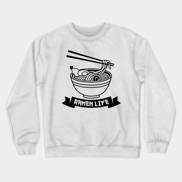 Ramen Life Bowl of Noodles Crewneck Sweatshirt by DetourShirts